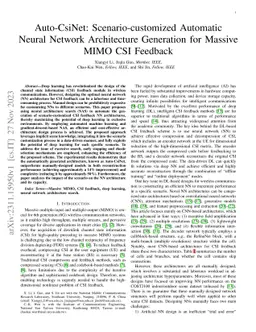 Auto-CsiNet: Scenario-customized Automatic Neural Network Architecture
  Generation for Massive MIMO CSI Feedback