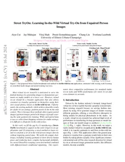 Street TryOn: Learning In-the-Wild Virtual Try-On from Unpaired Person
  Images