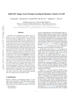 BadCLIP: Trigger-Aware Prompt Learning for Backdoor Attacks on CLIP