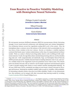 From Reactive to Proactive Volatility Modeling with Hemisphere Neural
  Networks