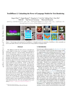 TextDiffuser-2: Unleashing the Power of Language Models for Text
  Rendering