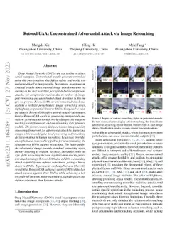 RetouchUAA: Unconstrained Adversarial Attack via Image Retouching