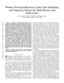 Wireless Powered Metaverse: Joint Task Scheduling and Trajectory Design
  for Multi-Devices and Multi-UAVs