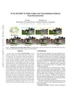 SCALAR-NeRF: SCAlable LARge-scale Neural Radiance Fields for Scene
  Reconstruction