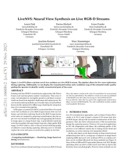 LiveNVS: Neural View Synthesis on Live RGB-D Streams