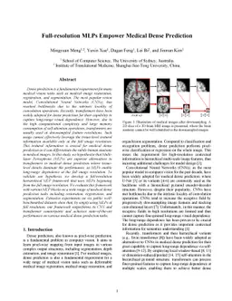 Full-resolution MLPs Empower Medical Dense Prediction