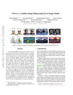 LEDITS++: Limitless Image Editing using Text-to-Image Models