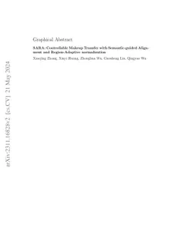 SARA: Controllable Makeup Transfer with Spatial Alignment and
  Region-Adaptive Normalization