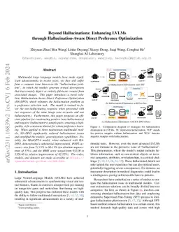 Beyond Hallucinations: Enhancing LVLMs through Hallucination-Aware
  Direct Preference Optimization