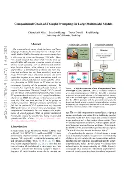 Compositional Chain-of-Thought Prompting for Large Multimodal Models