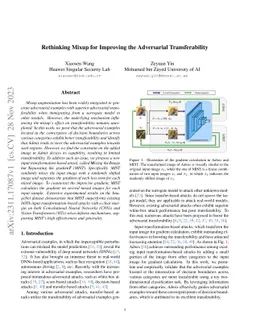 Rethinking Mixup for Improving the Adversarial Transferability