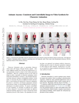 Animate Anyone: Consistent and Controllable Image-to-Video Synthesis for
  Character Animation