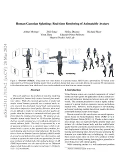 Human Gaussian Splatting: Real-time Rendering of Animatable Avatars