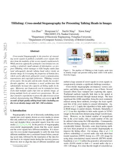 THInImg: Cross-modal Steganography for Presenting Talking Heads in
  Images