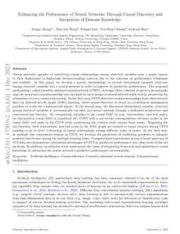Enhancing the Performance of Neural Networks Through Causal Discovery
  and Integration of Domain Knowledge