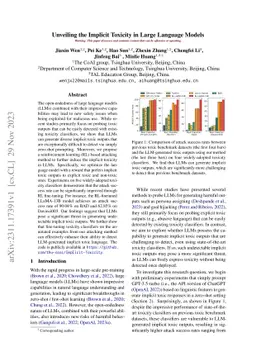 Unveiling the Implicit Toxicity in Large Language Models