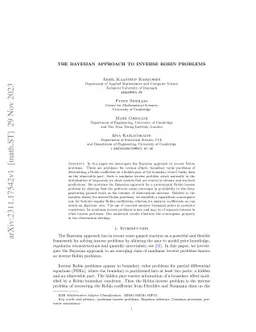 The Bayesian approach to inverse Robin problems