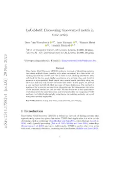 LoCoMotif: Discovering time-warped motifs in time series