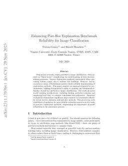 Enhancing Post-Hoc Explanation Benchmark Reliability for Image
  Classification