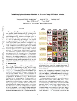Unlocking Spatial Comprehension in Text-to-Image Diffusion Models