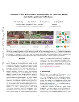 Action-slot: Visual Action-centric Representations for Multi-label
  Atomic Activity Recognition in Traffic Scenes