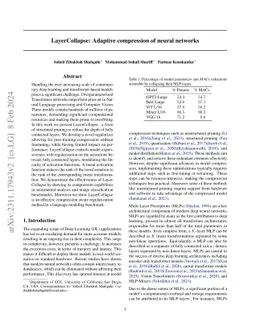 LayerCollapse: Adaptive compression of neural networks