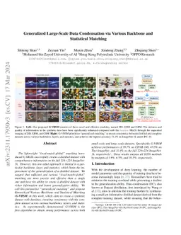 Generalized Large-Scale Data Condensation via Various Backbone and
  Statistical Matching