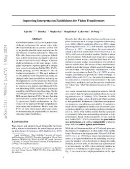 Improving Interpretation Faithfulness for Vision Transformers