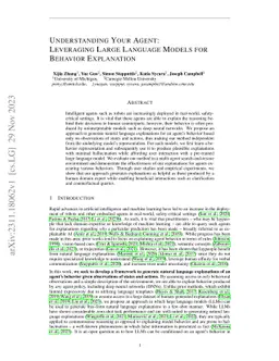 Understanding Your Agent: Leveraging Large Language Models for Behavior
  Explanation