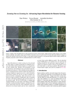 Zooming Out on Zooming In: Advancing Super-Resolution for Remote Sensing