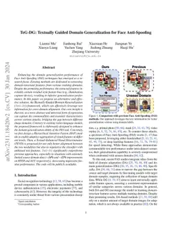 TeG-DG: Textually Guided Domain Generalization for Face Anti-Spoofing