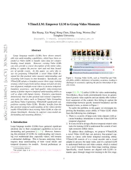 VTimeLLM: Empower LLM to Grasp Video Moments