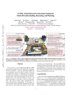 LL3DA: Visual Interactive Instruction Tuning for Omni-3D Understanding,
  Reasoning, and Planning