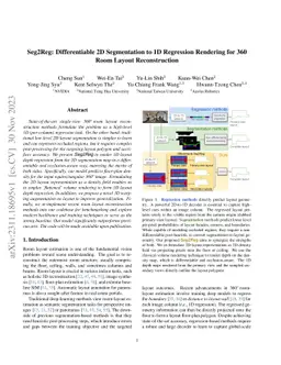Seg2Reg: Differentiable 2D Segmentation to 1D Regression Rendering for
  360 Room Layout Reconstruction