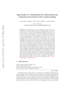 Spacewalk-18: A Benchmark for Multimodal and Long-form Procedural Video Understanding in Novel Domains
