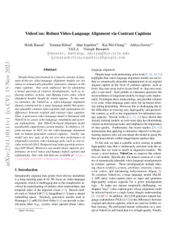 VideoCon: Robust Video-Language Alignment via Contrast Captions