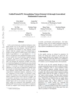 UnifiedVisionGPT: Streamlining Vision-Oriented AI through Generalized
  Multimodal Framework