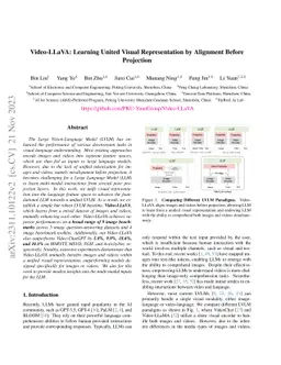Video-LLaVA: Learning United Visual Representation by Alignment Before
  Projection