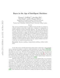 Bayes in the age of intelligent machines