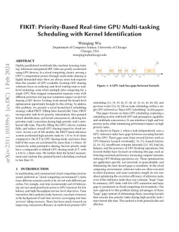 FIKIT: Priority-Based Real-time GPU Multi-tasking Scheduling with Kernel
  Identification