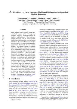 MedAgents: Large Language Models as Collaborators for Zero-shot Medical
  Reasoning