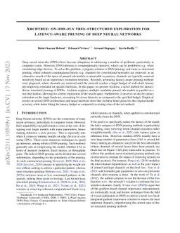 Archtree: on-the-fly tree-structured exploration for latency-aware
  pruning of deep neural networks