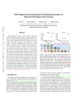 SSB: Simple but Strong Baseline for Boosting Performance of Open-Set
  Semi-Supervised Learning