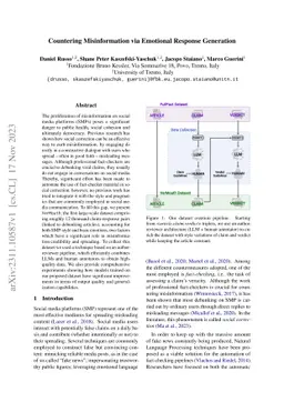 Countering Misinformation via Emotional Response Generation