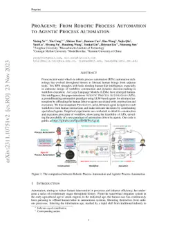 ProAgent: From Robotic Process Automation to Agentic Process Automation