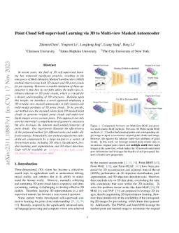 Point Cloud Self-supervised Learning via 3D to Multi-view Masked Learner