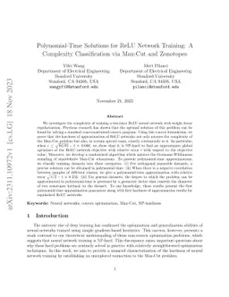 Polynomial-Time Solutions for ReLU Network Training: A Complexity
  Classification via Max-Cut and Zonotopes