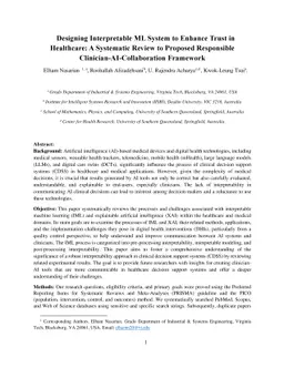 Designing Interpretable ML System to Enhance Trust in Healthcare: A
  Systematic Review to Proposed Responsible Clinician-AI-Collaboration
  Framework
