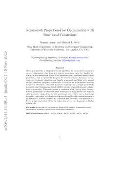 Nonsmooth Projection-Free Optimization with Functional Constraints