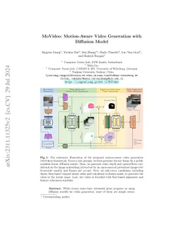MoVideo: Motion-Aware Video Generation with Diffusion Models